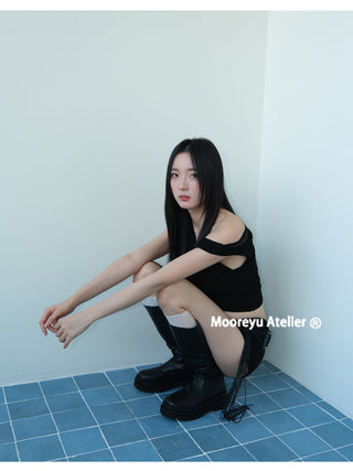 Mooreyu Platform Boots