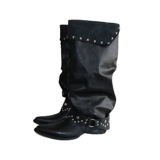 Mooreyu Cowhide Boots