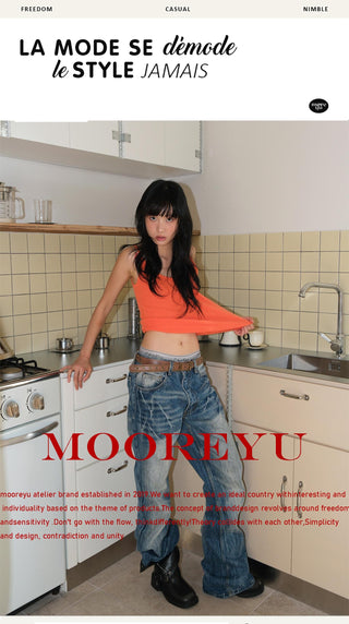Mooreyu Cowhide Boots