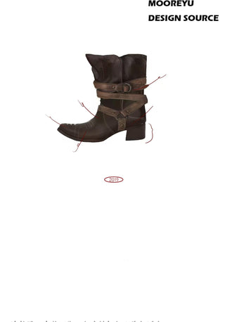 Mooreyu Cowboy Boots
