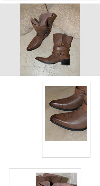 Mooreyu Cowboy Boots