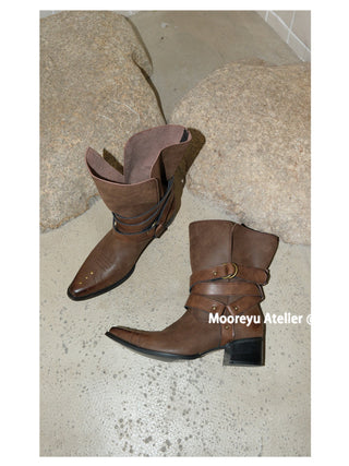 Mooreyu Cowboy Boots