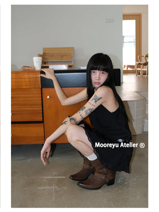 Mooreyu Cowboy Boots