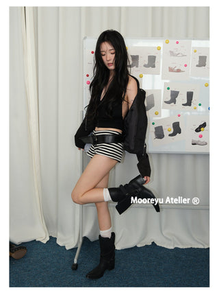 Mooreyu Cowboy Boots
