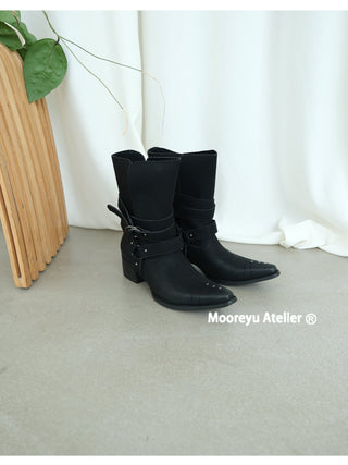 Mooreyu Cowboy Boots