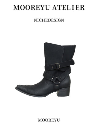 Mooreyu Cowboy Boots