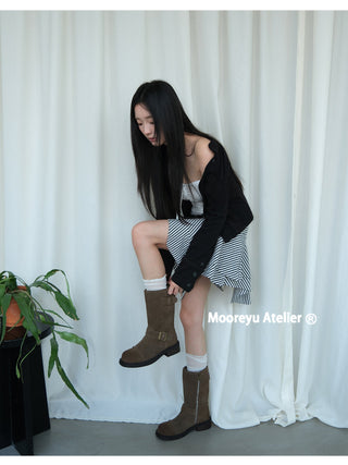 Mooreyu Biker Boots