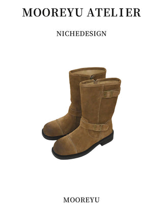 Mooreyu Biker Boots