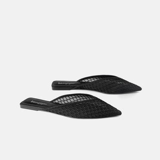 furry stiletto sandals