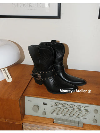 western embroidered boots