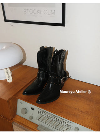 western embroidered boots