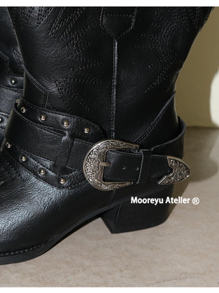 western embroidered boots