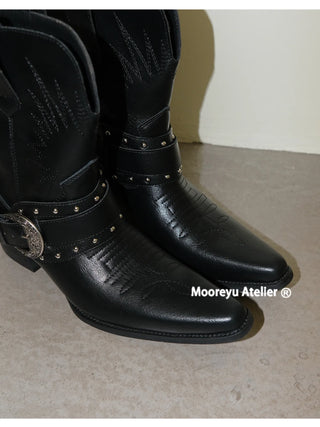 western embroidered boots