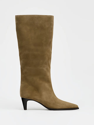 suede high boots