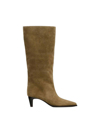 suede high boots