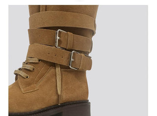 belt buckle boots