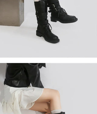 belt buckle boots