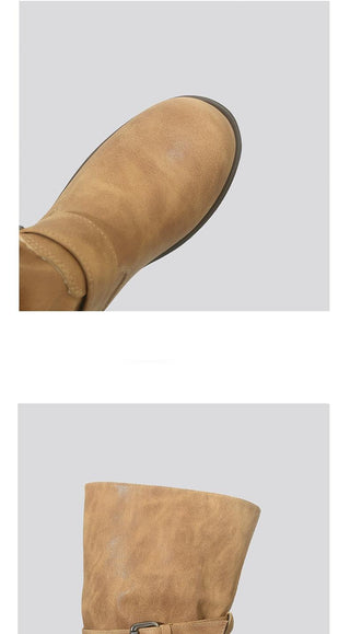 platform knee-high boots