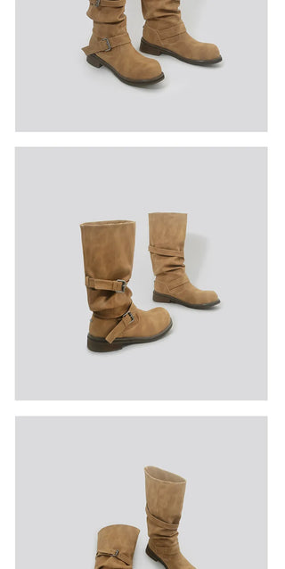 platform knee-high boots