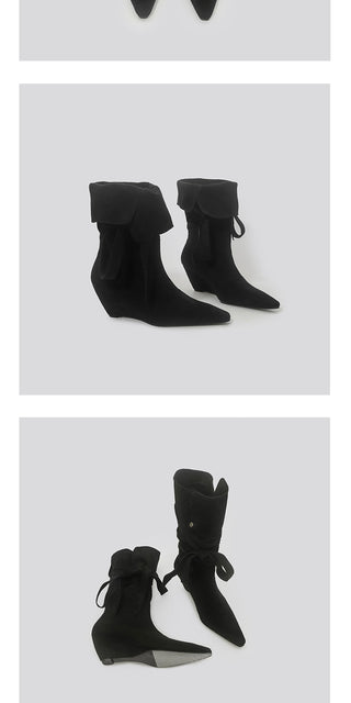 western lace-up boots