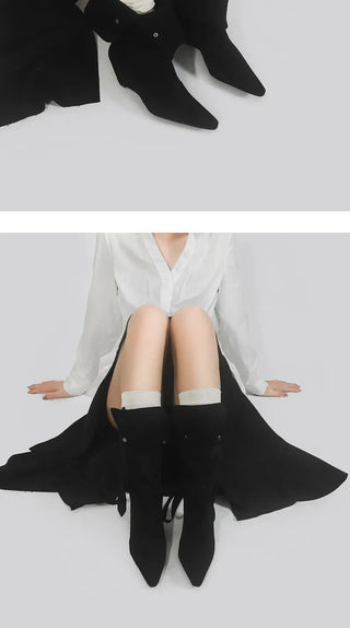 western lace-up boots