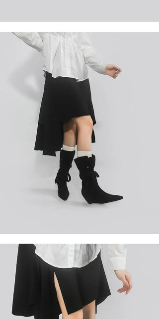 western lace-up boots