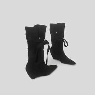 western lace-up boots