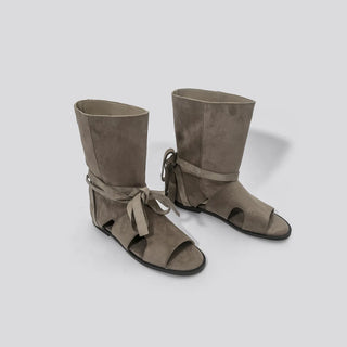 open toe boots