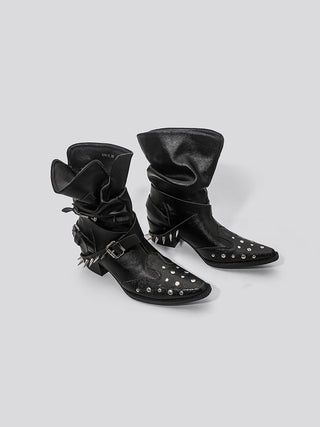 punk pointed boots