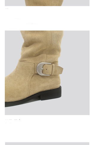 western buckle boots