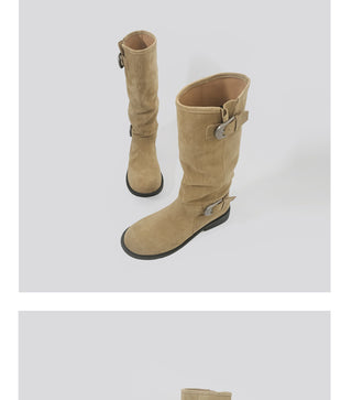 western buckle boots