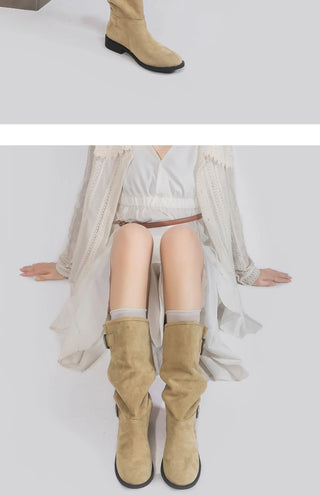 western buckle boots