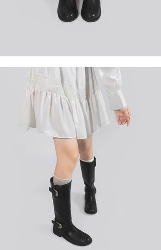 western buckle boots