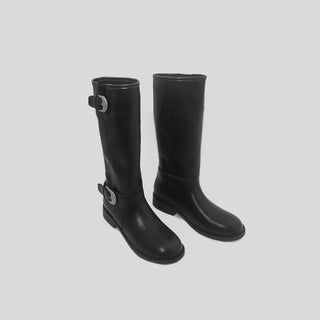 western buckle boots