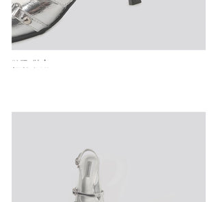 silver rivet sandals