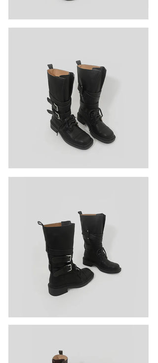 platform motorcycle boots