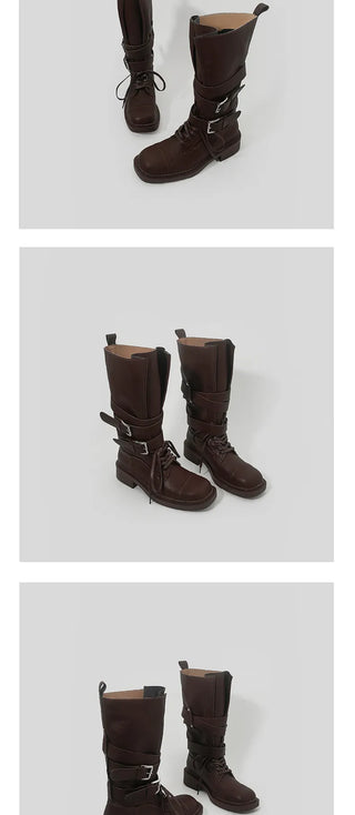 platform motorcycle boots