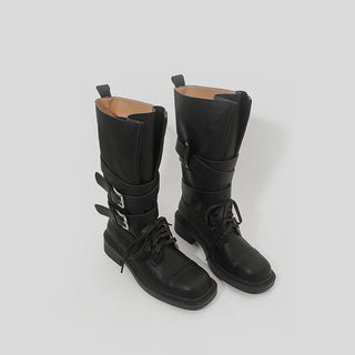 platform motorcycle boots