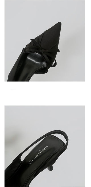 elegant bow heels