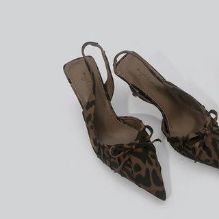 elegant bow heels
