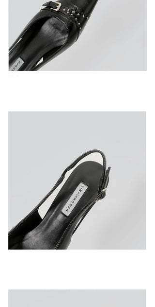 gothic rivet sandals