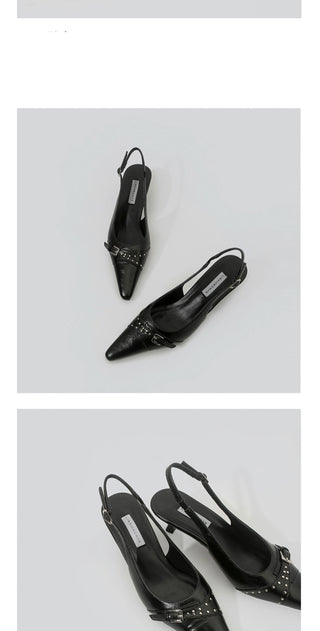 gothic rivet sandals