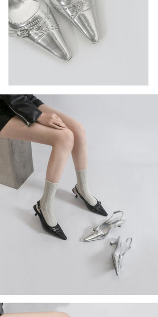 gothic rivet sandals