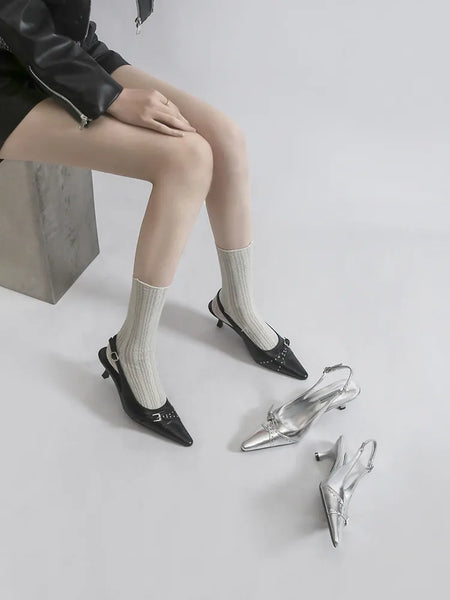 gothic rivet sandals