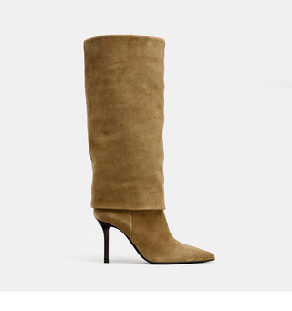 pantyhose stiletto boots