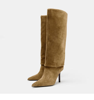 pantyhose stiletto boots