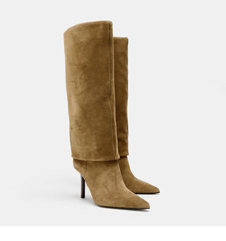 pantyhose stiletto boots