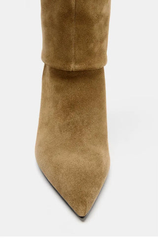 pantyhose stiletto boots