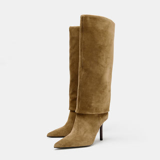 pantyhose stiletto boots