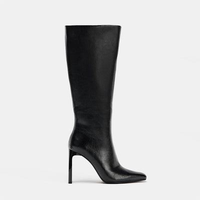 chunky heel boots